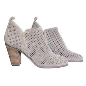 Vince Camuto Vp Fyarino Boots Cutout Booties  Womens SZ 8 Ankle Chelsea Leather